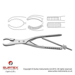 Ulrich kleszcze do trzymania koci wygite-z gwintem24cm/Ulrich Bone Holding Forceps Curved 24cm 