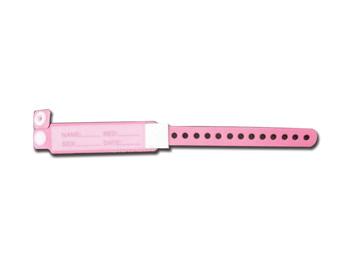 Opaska identyfikacyjna - noworodek - rowa/IDENTIFICATION BAND - newborn size - pink 