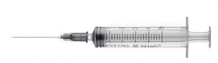 Strzykawki 3 czciowe-z ig 22G-centric LC-5ml/SYRINGES 3 PIECES-with needle 22G-centric LC-5ml 