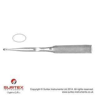 Hatfield skrobaczka owalna 23cm,koncha 12.5mm/Hatfield Bone Curette Oval 23cm,Scoop Size 12.5mm