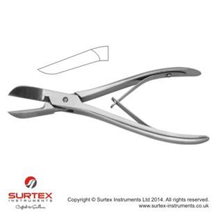 Liston kleszcze do cicia koci wygite 17cm/Liston Bone Cutting Forceps Curved 17cm 