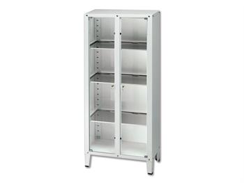 Szafka medyczna 2 - 2 drzwiowa-szko hartowane/VALUE CABINET 2 - 2 doors-tempered glass