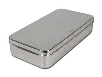 Pudeko ze stali szlachetnej - 30 x 15 x h 6 cm/STAINLESS STEEL BOX - 30 x 15 x h 6 cm