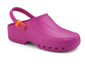 Ultra lekkie chodaki z paskiem - 35 - fuksja/ULTRA LIGHT CLOGS with straps - 35 - fuchsia