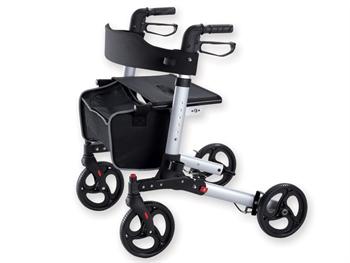 Stylowy rolator - skadany - srebrny/STYLISH ROLLATOR - foldable - silver 